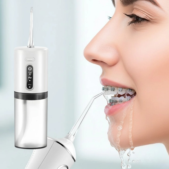 Mondverzorging Waterflosser met Wisselbare Opzetstukken | 3 Reinigingsmodi | IPX6 Waterdicht | Sansoti
