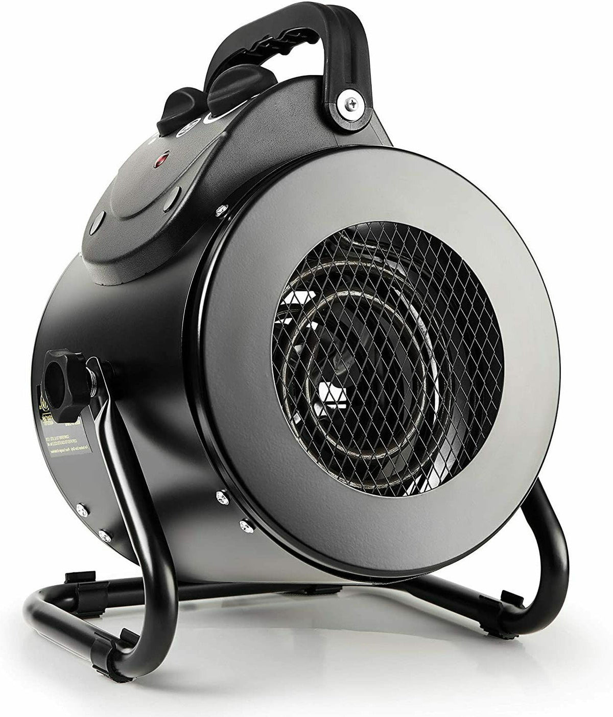 Electric Heater with Fan 1500W IPX4 Splashproof for Greenhouse Workshop Tent Garage Heating | Sansoti
