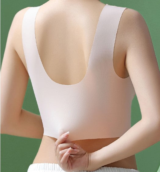 Full-Coverage BH Naadloos Extra Ondersteuning Elastisch Damesondergoed Zwart Beige Dagelijks Comfort | Sansoti