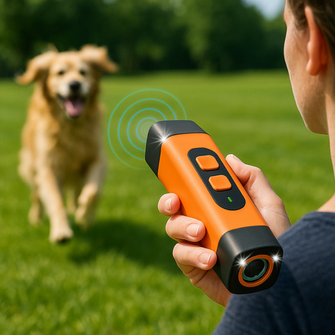 Ultraschall-Hundetrainer mit 3 Modi zur positiven Kontrolle des Bellverhaltens USB-aufladbares Anti-Bell-Gerät | Sansoti