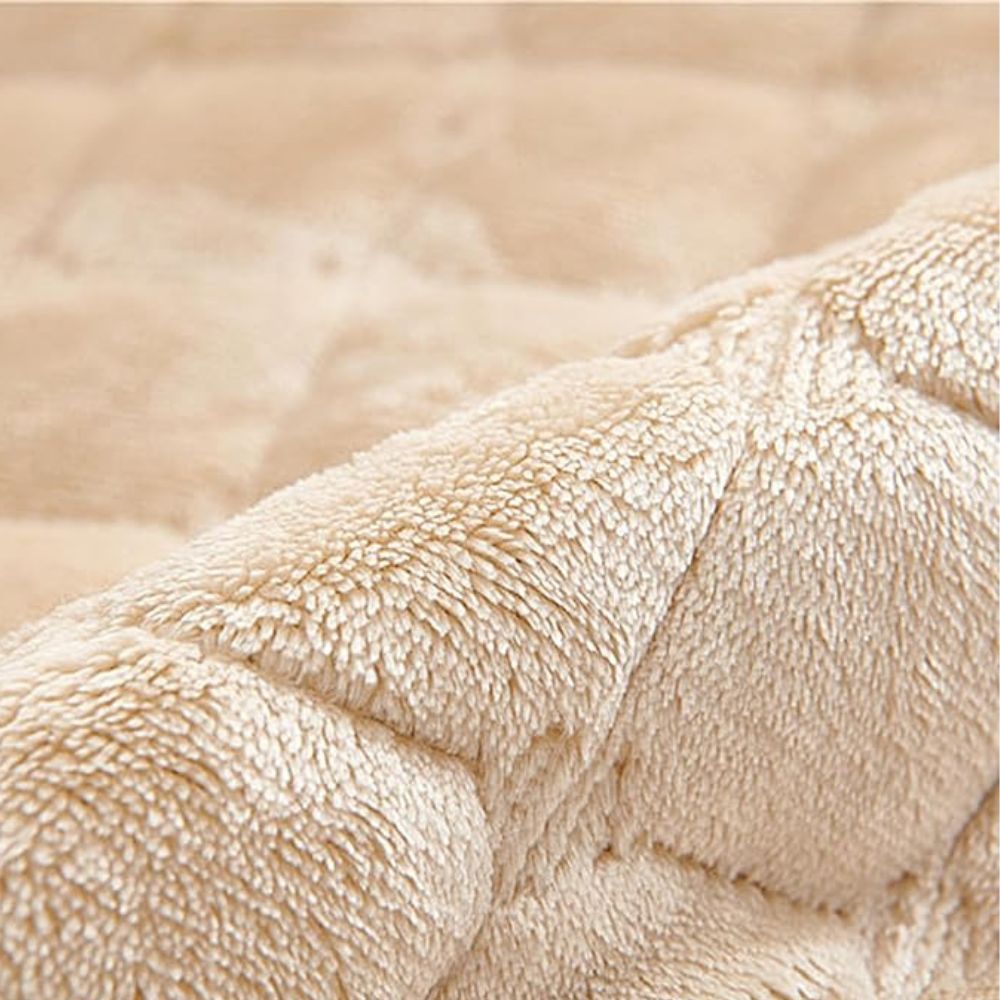 Gequilte Relaxfauteuil Hoes met Opbergzak – Microvezel Beschermhoes voor Recliner Stoel | Sansoti
