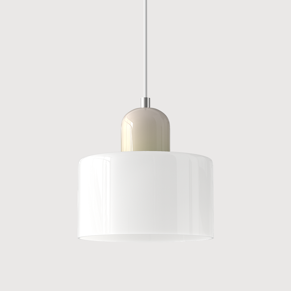 LED Hanglamp Slank Wit Modern Design 200cm Langwerpig voor Woonkamer & Eetkamer | Sansoti