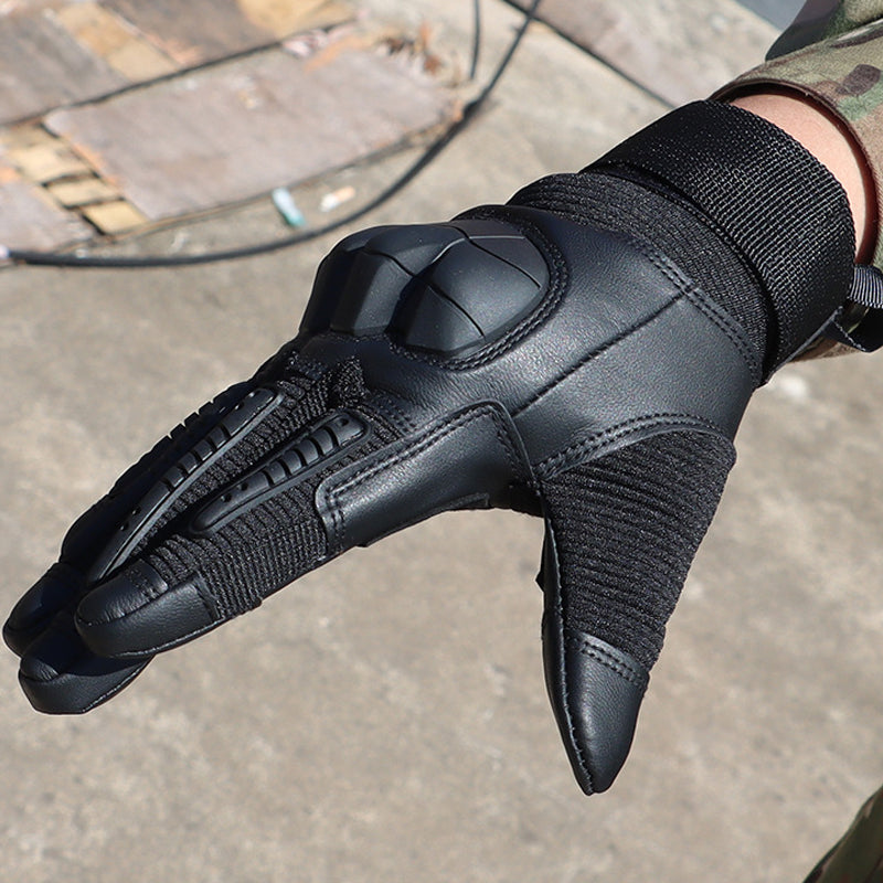 Gants de sport tactiques avec fonction écran tactile, microfibres et cuir PU antidérapants pour activités en plein air, moto, cyclisme et entraînement | Sansoti