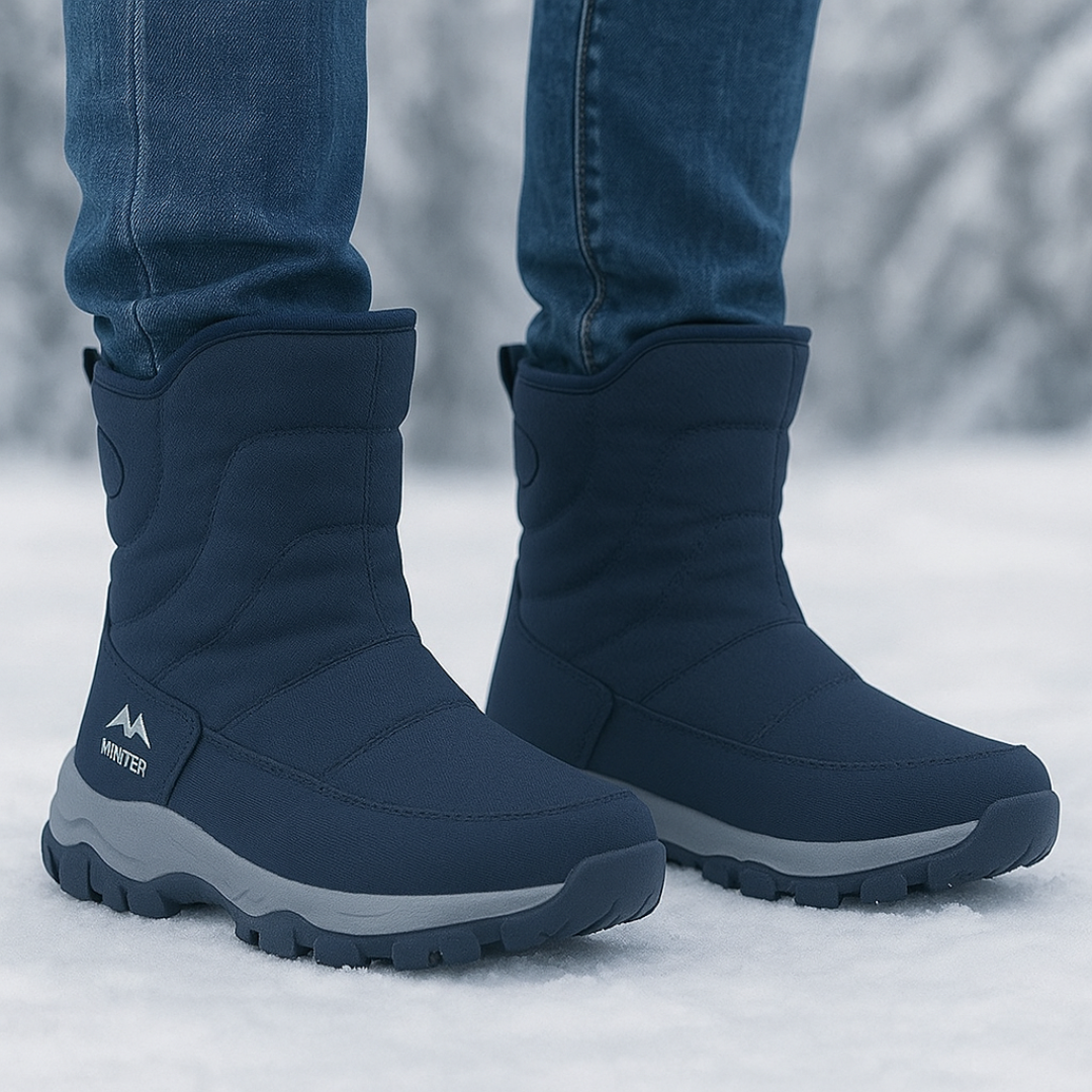 Waterproof Men's Winter Shoes with Non-Slip Sole and Warm Plush Lining for Optimal Comfort on Cold Winter Days | Sansoti