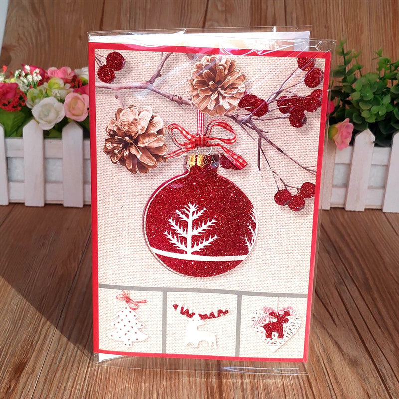 Set musikalischer Weihnachtskarten mit Klang und Lichtern für gemütliche Feiertage Originelle Geschenke Grußkarten | Sansoti