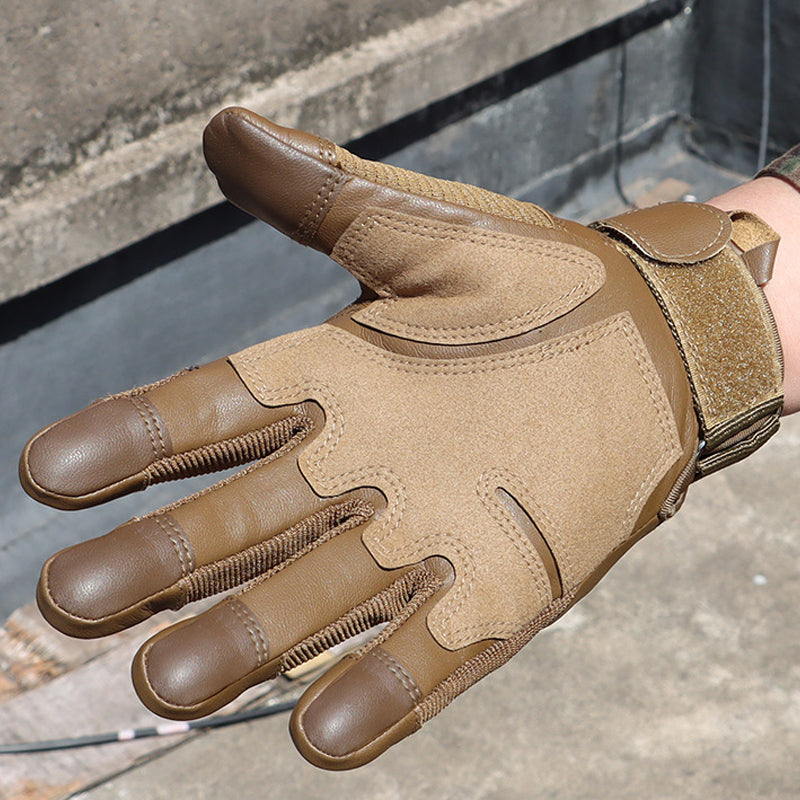 Gants de sport tactiques avec fonction écran tactile, microfibres et cuir PU antidérapants pour activités en plein air, moto, cyclisme et entraînement | Sansoti