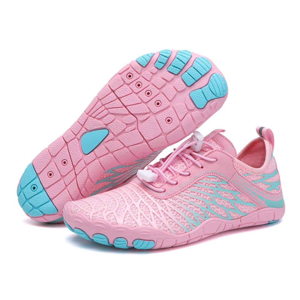 Sneldrogende Waterschoenen Dames Heren Ademend Mesh Anti-Slip Zool Zwemmen Strand Surf Yoga Watersport | Sansoti