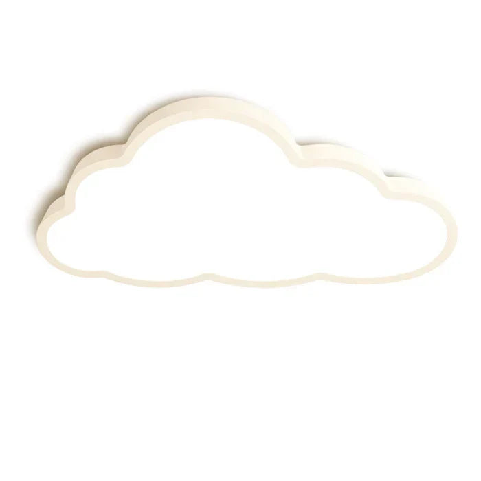 Plafonnier nuage pour chambre d'enfant, LED blanc chaud, 50 cm, acrylique, éclairage ludique, chambre de bébé, éclairage plafonnier design | Sansoti