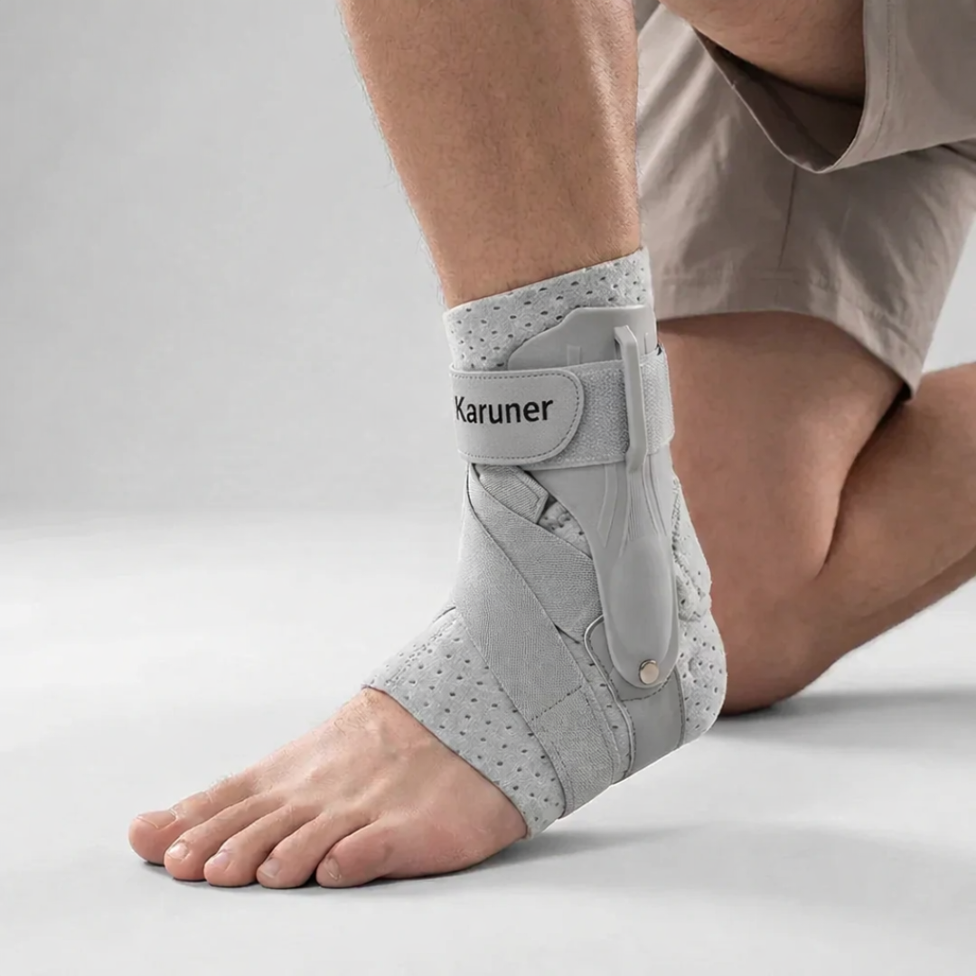 Verstelbare Enkelbrace met Compressie en Zijsteun voor Sport Herstel Stabiliteit Blessurepreventie | Sansoti