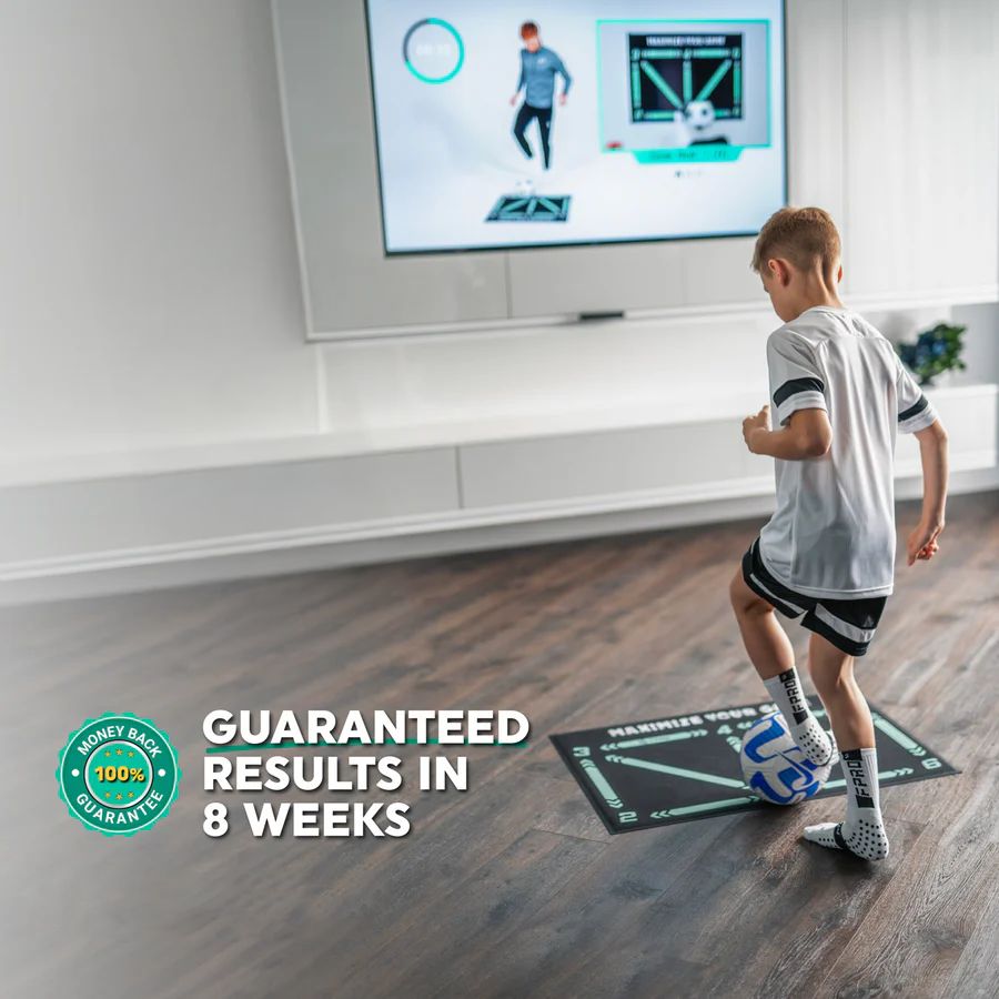 Voetbal Trainingsmat met Videotraining en Antislip Sokken voor Kinderen | Sansoti