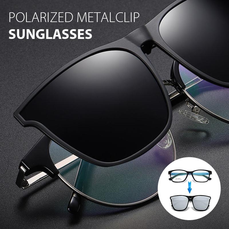 Gepolariseerde Opklapbare Zonnebril Clip-on Magnesiumlegering UV400 Pasvorm Brillen | Sansoti
