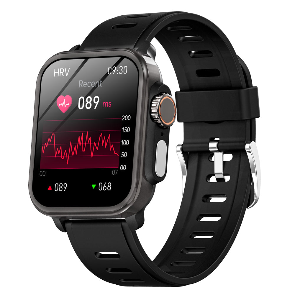 Gezondheidssmartwatch met Hartslagmeter Bloeddrukmeting Zuurstofwaarden Slaapmonitoring Waterdicht Sport | Sansoti