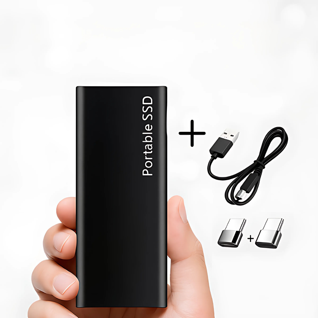Compacte Externe Harde Schijf USB-C 4 TB – Draagbare Snelle Opslag Ultradun Ontwerp voor Windows macOS Android TV | Sansoti