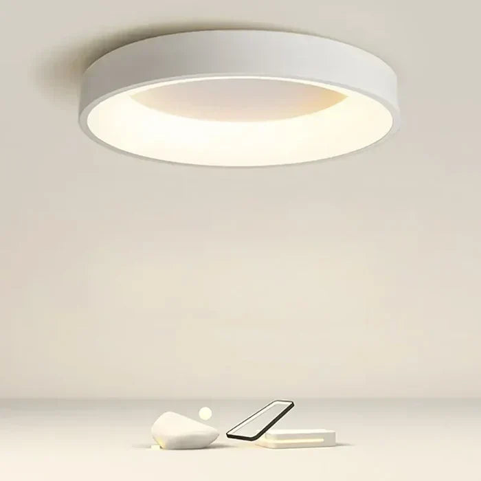 Ronde LED Plafondlamp Minimalistisch Design Warm Licht Energiezuinig Woonkamer Slaapkamer Kantoor Verlichting Modern Interieur | Sansoti