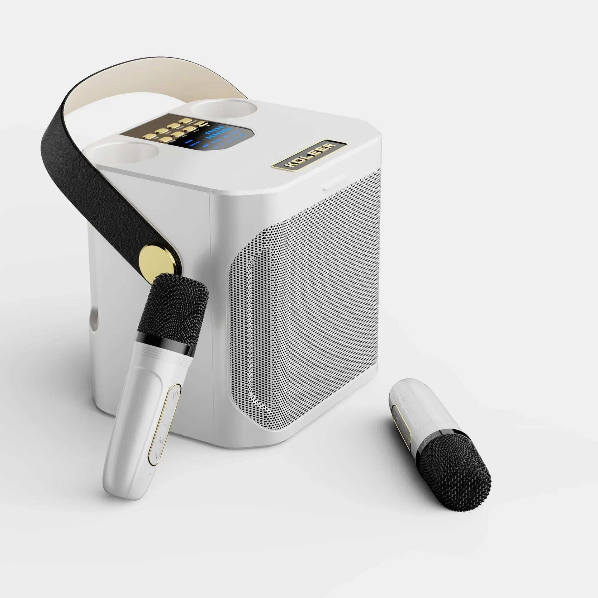 Karaoke Bluetooth Luidspreker Met 2 Microfoons 360° Stereo Surround | Sansoti