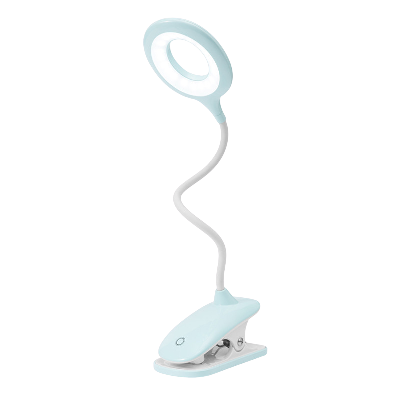 USB Oplaadbare Clip-On Leeslamp met Flexibele Zwanenhals en Dimbaar Licht | Bureauleeslamp | Studielamp | Bedlampje Lezen | Verstelbare Klem | Oplaadbaar | Sansoti