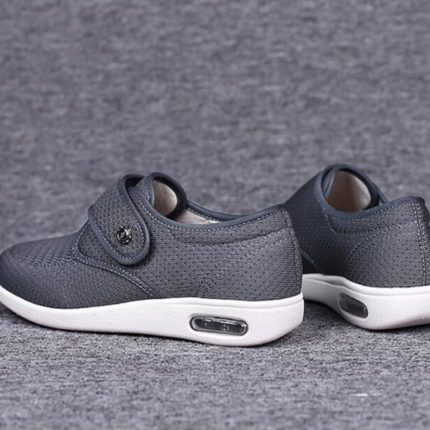 Brede Comfortschoenen voor Diabetici 35-42 Ademend Lichtgewicht Zwart Grijs Blauw Beige Wandelschoenen | Sansoti