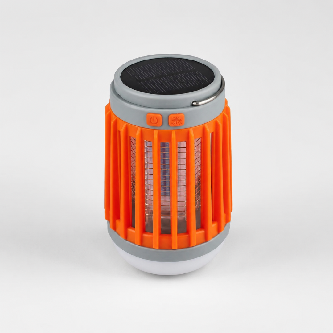 Solar Insectenlamp met UV-Licht en Campingverlichting voor Buiten Muggenbestrijding Tuin Terras Balkon | Sansoti