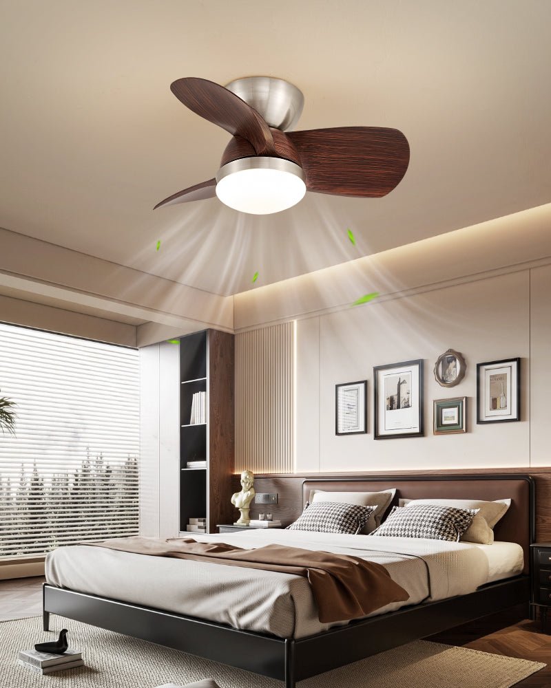 Plafonnier met Ventilator Dyms – Plafondlamp met Ventilatiefunctie ø61cm | Sansoti