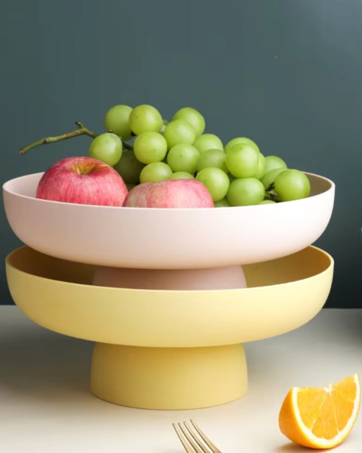 Vintage Serveerkom Retro Stijl Pastelkleuren Keramiek Grote Schaal Salade Ontbijt Scandinavisch Interieur Tafelaccessoire | Sansoti