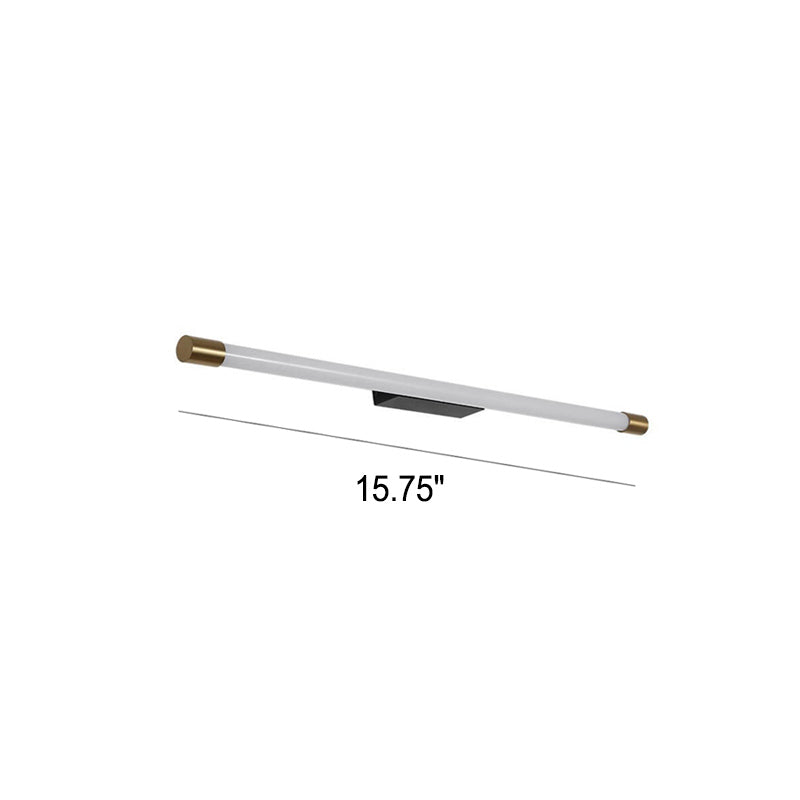 Wandlamp LED Buisvorm Aluminium Zwart Goud 40cm 60cm 90cm 120cm 150cm Woonkamer Slaapkamer Spiegellamp Lijnlamp Badkamer | Sansoti