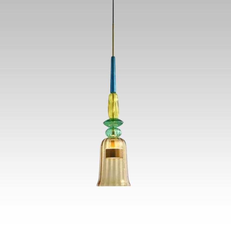 Glazen Hanglamp Gekleurd Glas Verstelbaar 160mm Moderne Verlichting Eetkamer Woonkamer Slaapkamer Design | Sansoti