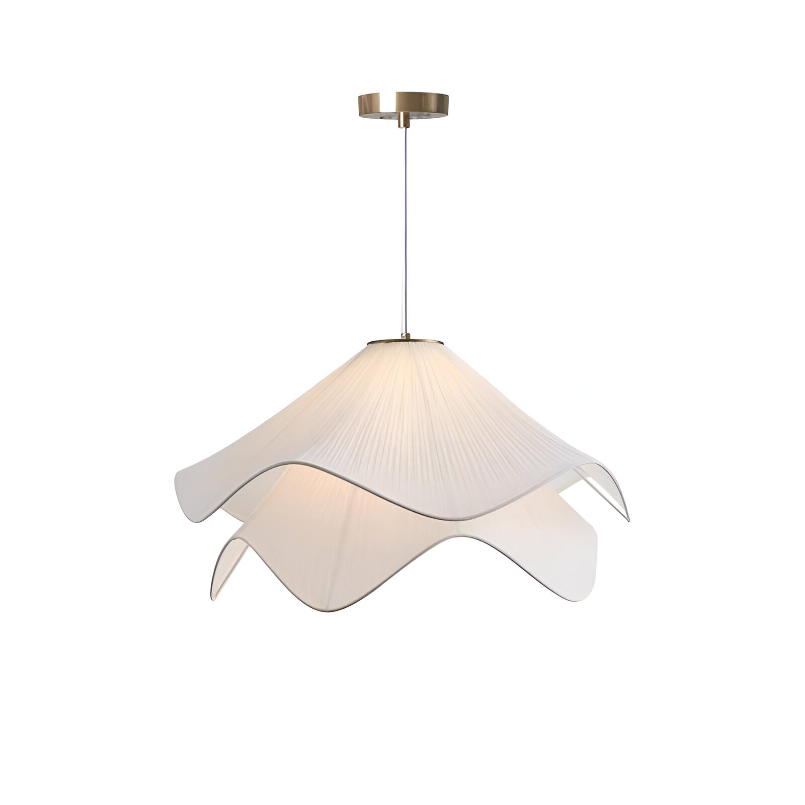 Hanglamp Japandi Stof Rond Scandinavisch Design E27 40-80cm Warm Licht | Sansoti