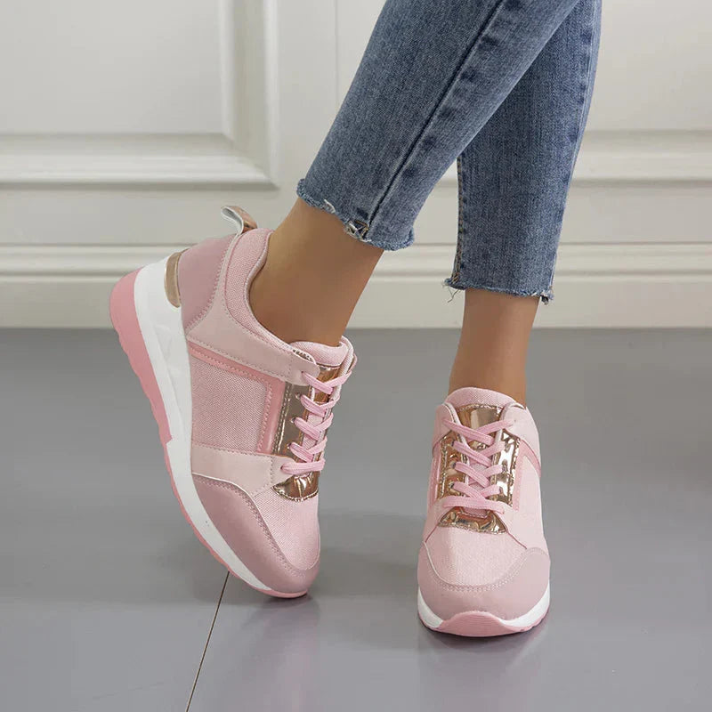 Luchtkussen Damessneakers Mesh Ademend Lichtgewicht Wandelschoenen Sportieve Vrijetijdsschoenen Dames | Sansoti
