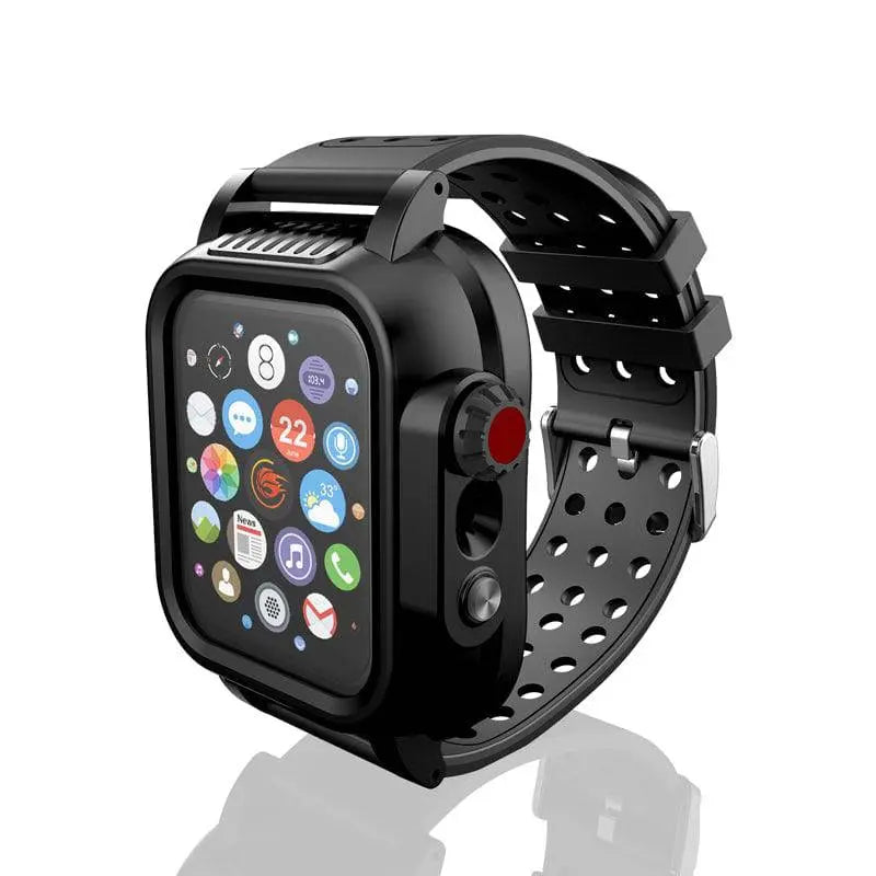 Protective Smartwatch Case with Sports Band for 44mm 42mm Models Silicone Bumper Watch Accessory | Sansoti