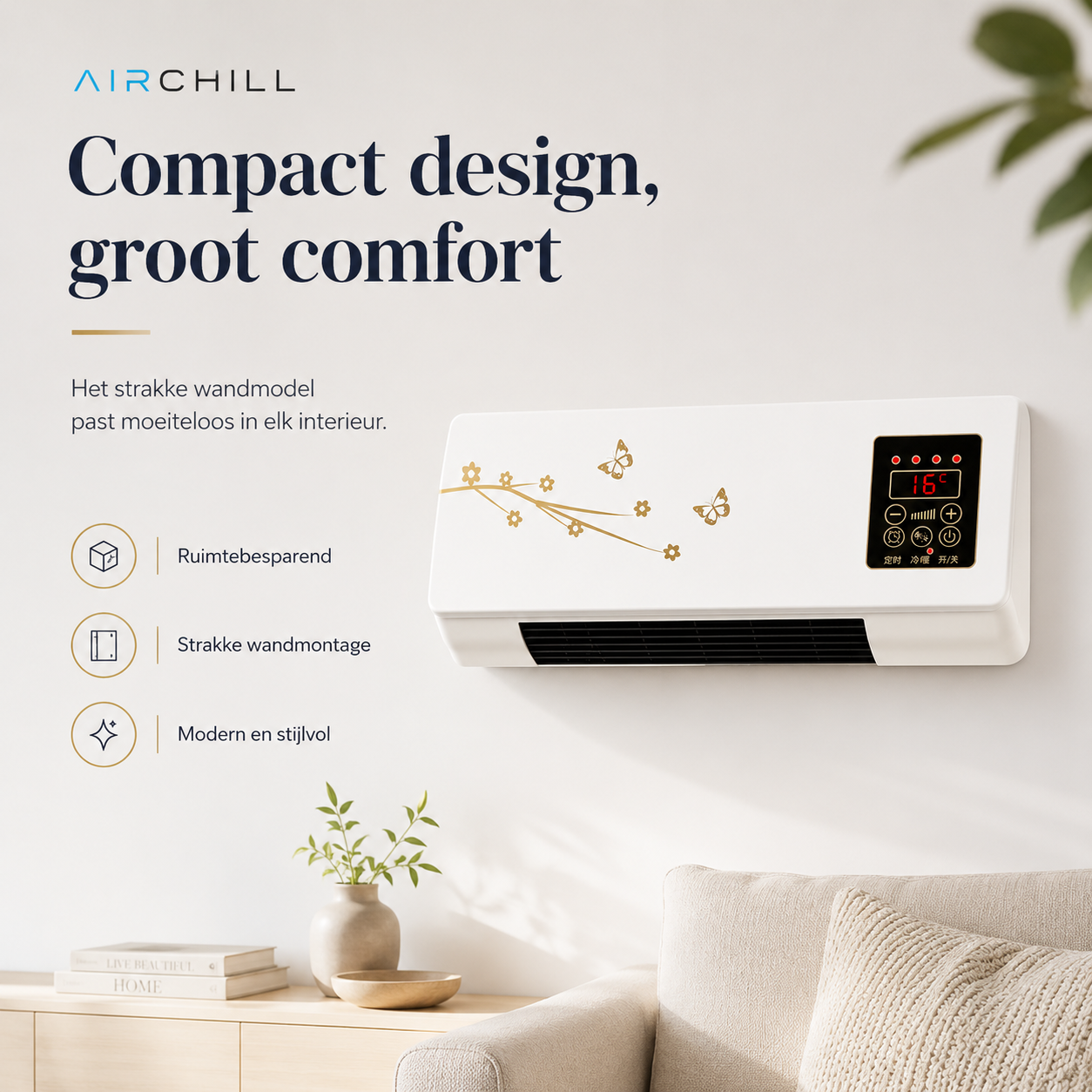 Draagbare 3-in-1 Luchtkoeler met Verdampingstechnologie – USB Ventilator Bevochtiger voor Bureau Nachtkastje | Sansoti