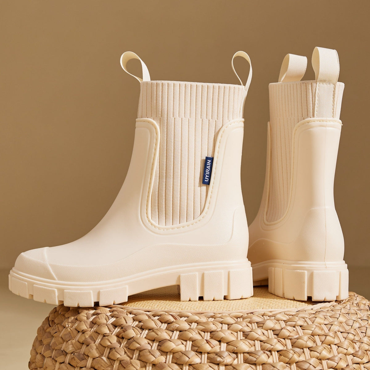 Waterdichte Regenlaarzen Dames Laag Model Antislip Zool Tuinwerk Stadswandeling Flexibele Pasvorm Comfortabel | Sansoti