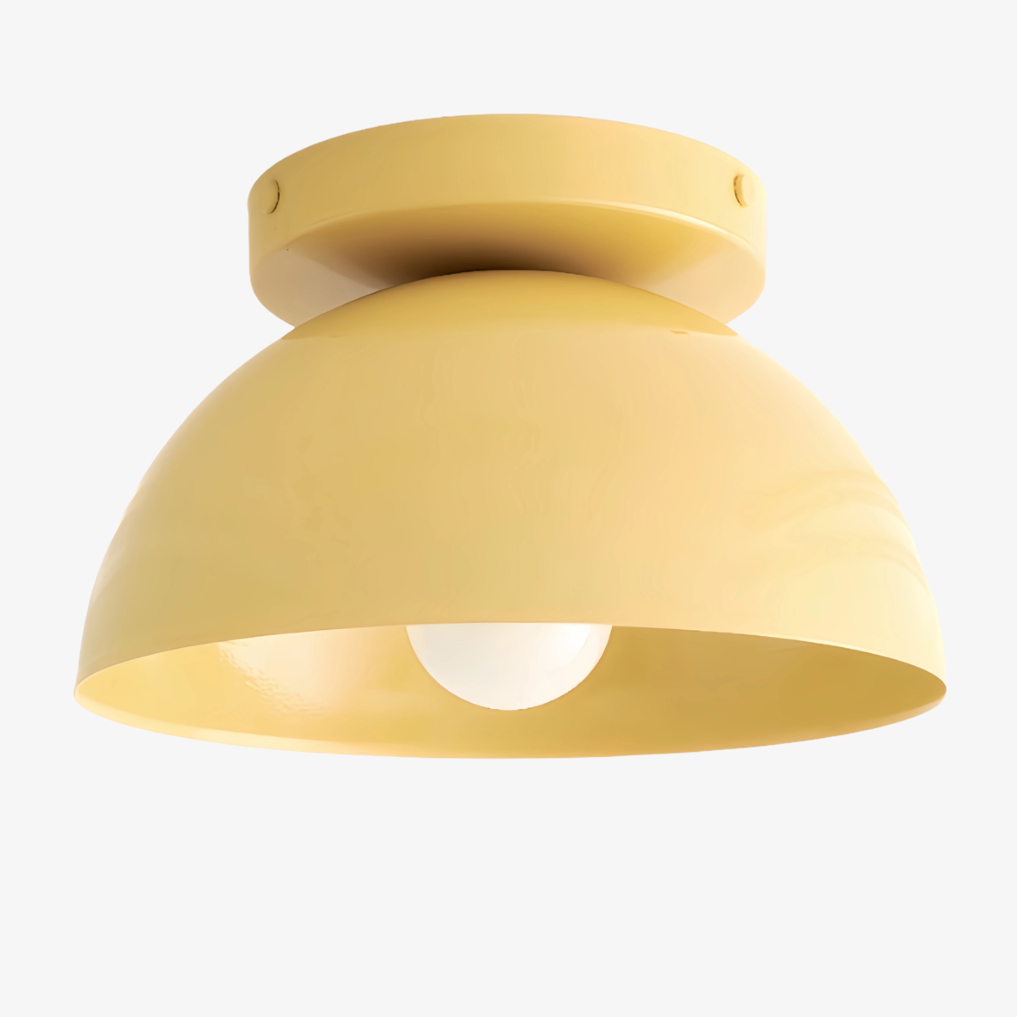 Minimalistische Plafondlamp Dome voor Compacte Ruimtes – Opbouwspot Beschikbaar in Meerdere Kleuren | Sansoti
