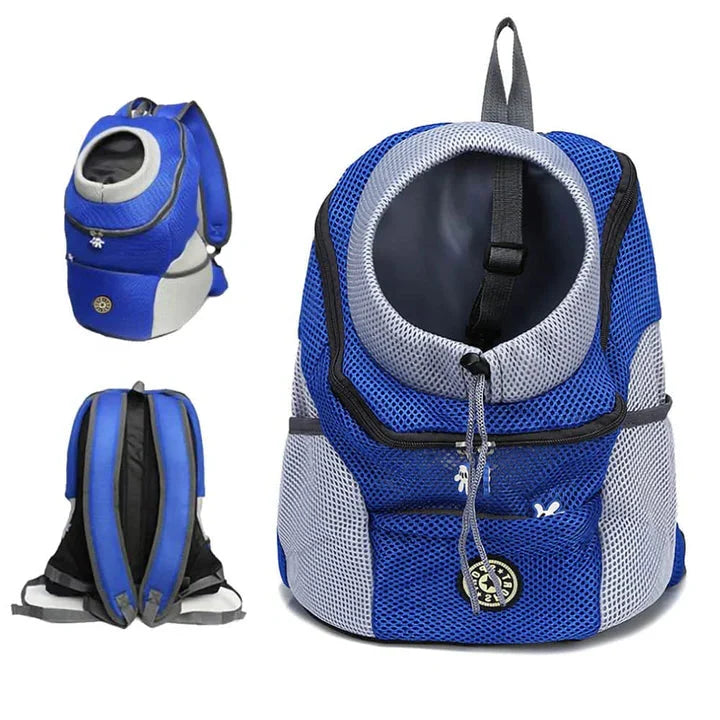 Sac à dos de transport pour chiens, en mesh respirant, pour petits et moyens chiens, voyages, vélo, promenades et activités en plein air | Sansoti