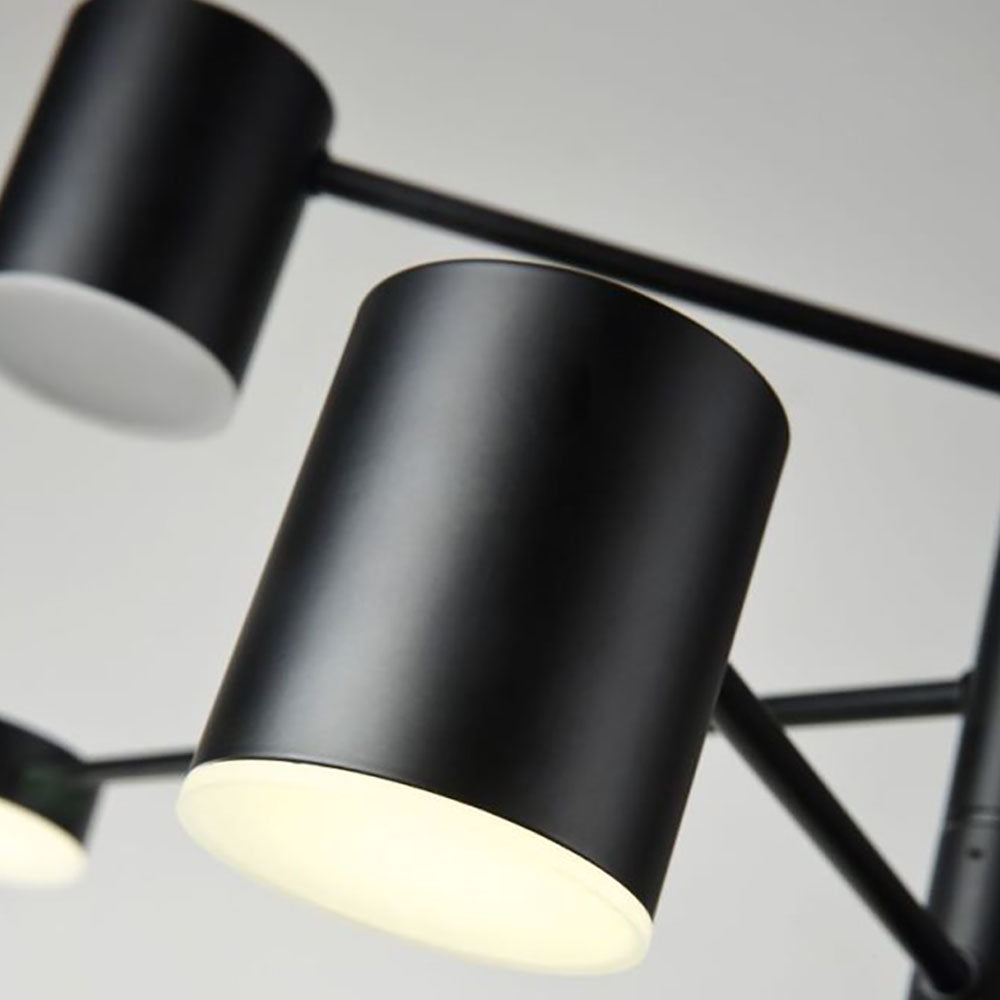 Industriële Hanglamp Takstructuur Metaal LED Verlichting Woonkamer Slaapkamer Eetkamer Modern Zwart Goud | Sansoti