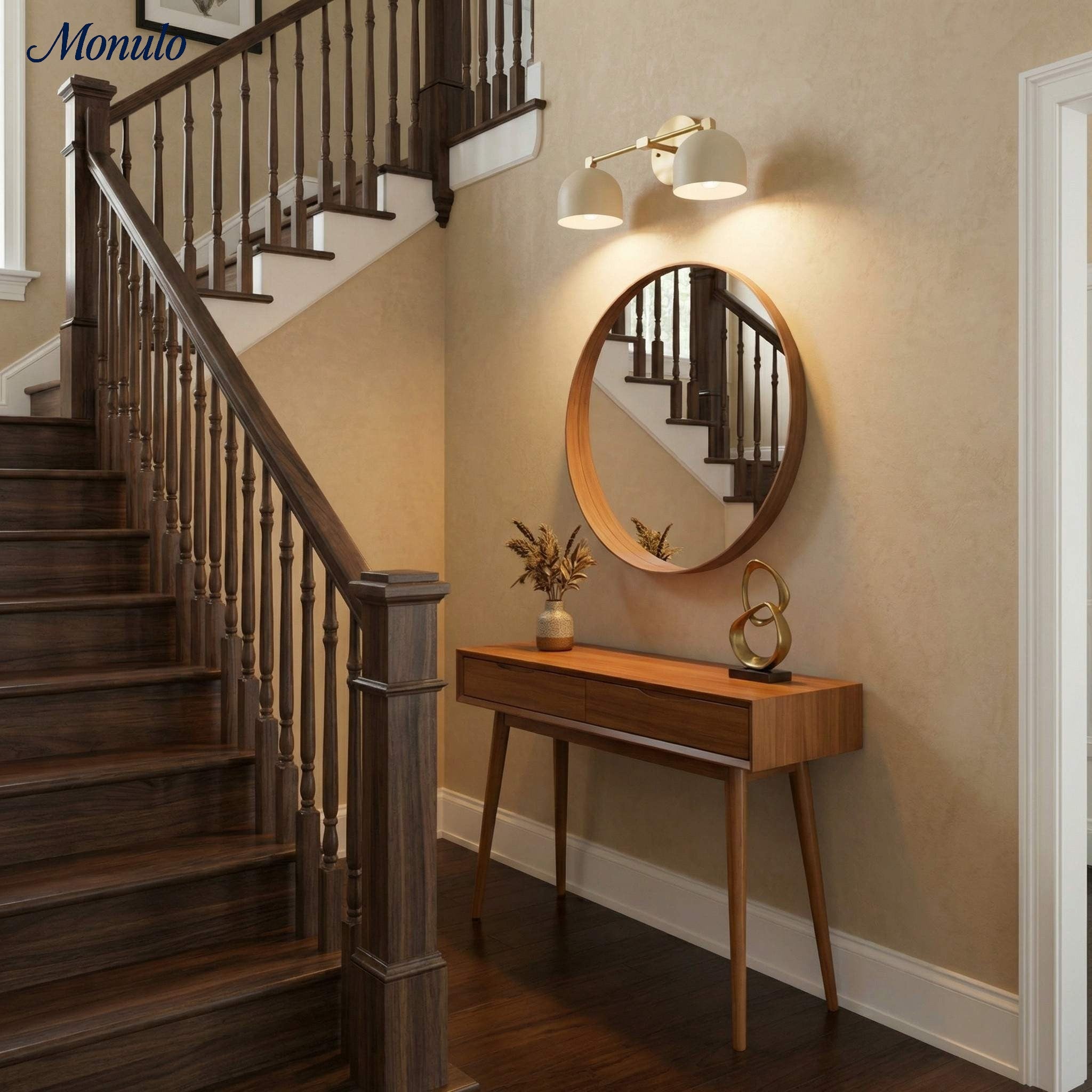 Wandlamp Koepelscherm Mid-Century Retro Design Badkamer Gang | Sansoti
