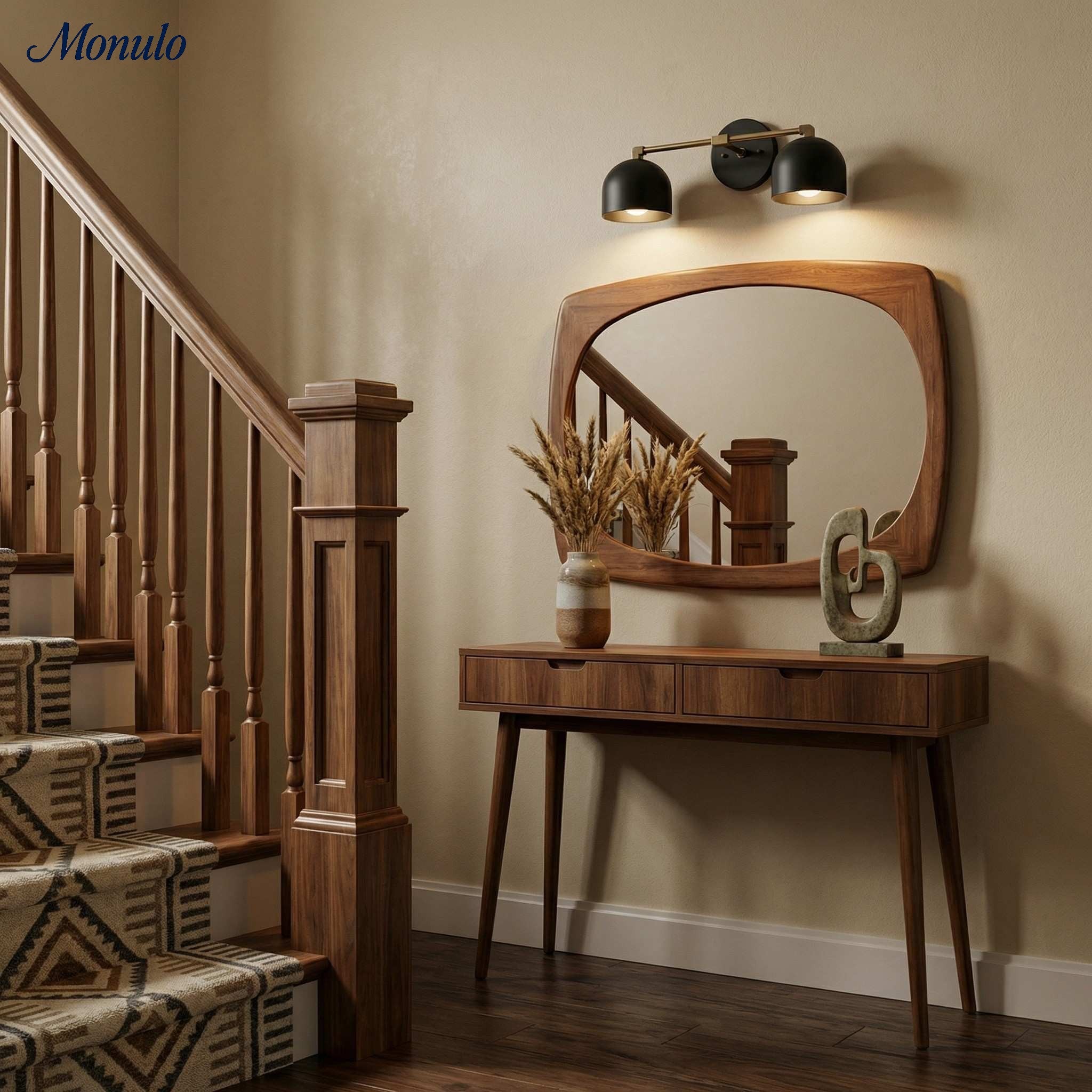 Wandlamp Koepelscherm Mid-Century Retro Design Badkamer Gang | Sansoti