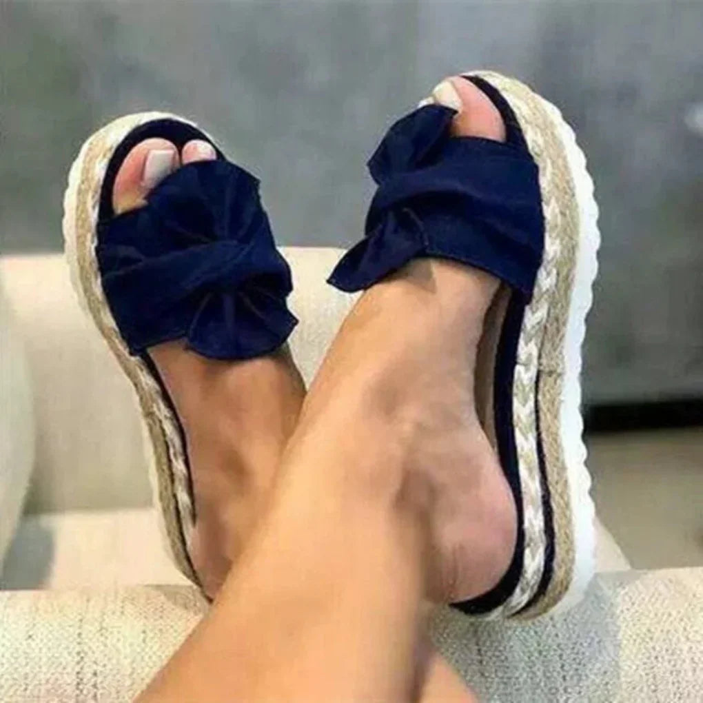 Dames Sandalen met Voetboogondersteuning Beige Zwart Blauw Verstelbaar Leer Zomerschoenen Ergonomisch | Sansoti
