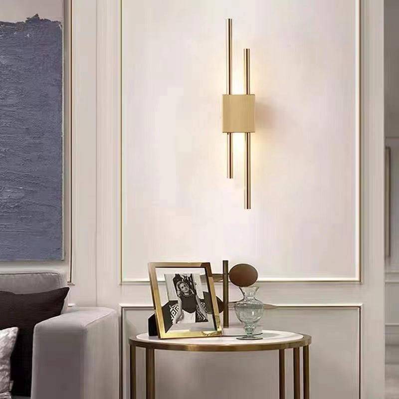 Applique murale moderne en métal et marbre, LED, lumière blanche chaude, chambre, salon, couloir, éclairage intérieur élégant | Sansoti