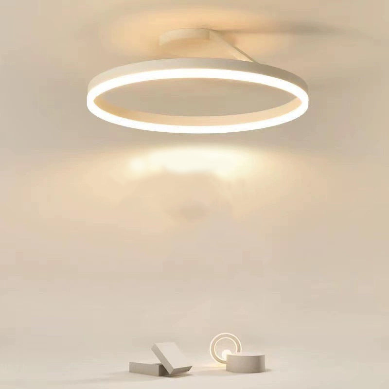 Minimalist Round Design LED Ceiling Light, Dimmable with Remote Control, Energy-Efficient for Modern Interiors | Sansoti