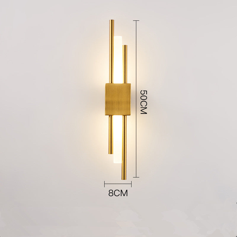 Applique murale moderne en métal et marbre, LED, lumière blanche chaude, chambre, salon, couloir, éclairage intérieur élégant | Sansoti