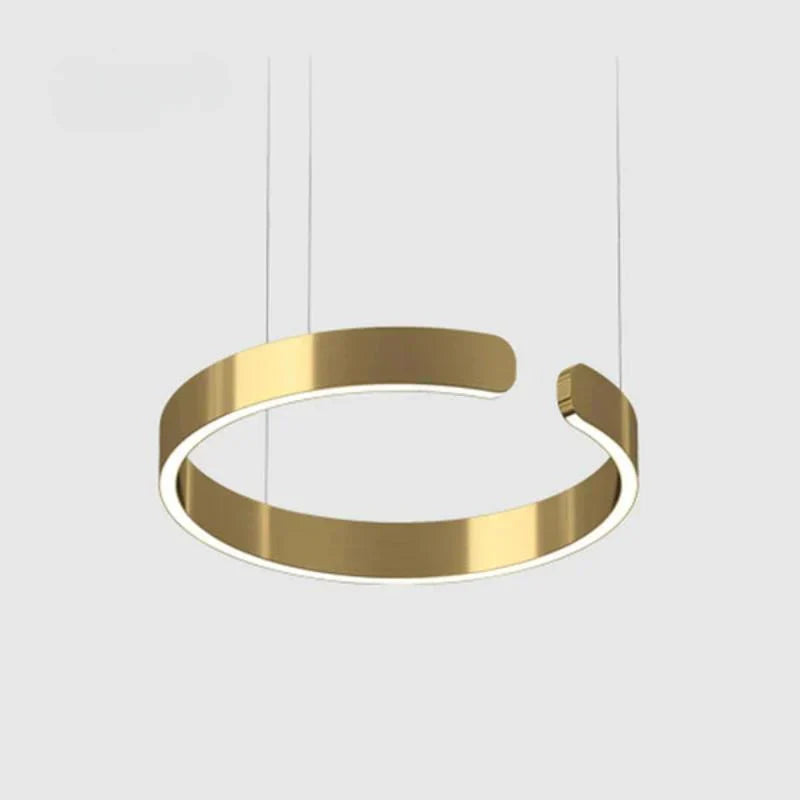Runde LED-Hängeleuchte Verschiedene Größen Esstisch Wohnzimmer Design Ringlampe Modern | Restfield