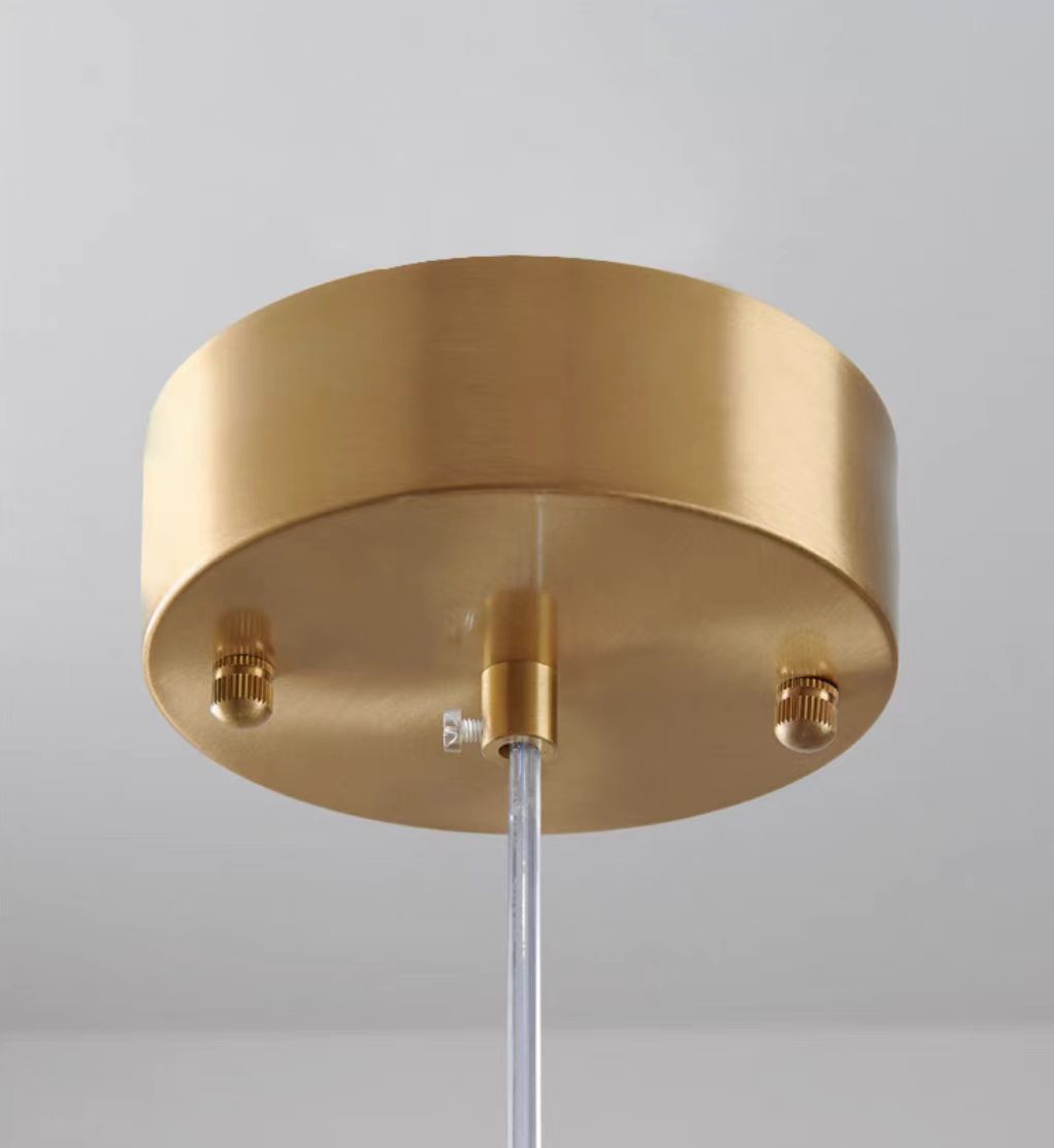 Grijze glazen hanglamp met sterrenhemel-effect voor eetkamer, bar of keukeneiland | Sansoti