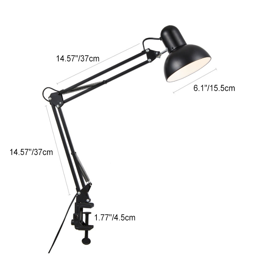 Verstelbare Bureaulamp met Klem | Industriële Leeslamp voor Bureau & Werkplek | Sansoti