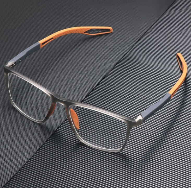 Progressieve Leesbril met Blauwe Lichtfilter Titanium Montuur | Sansoti