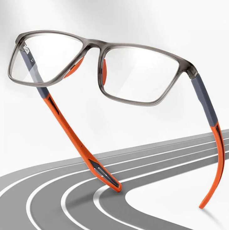 Progressieve Leesbril met Blauwe Lichtfilter Titanium Montuur | Sansoti