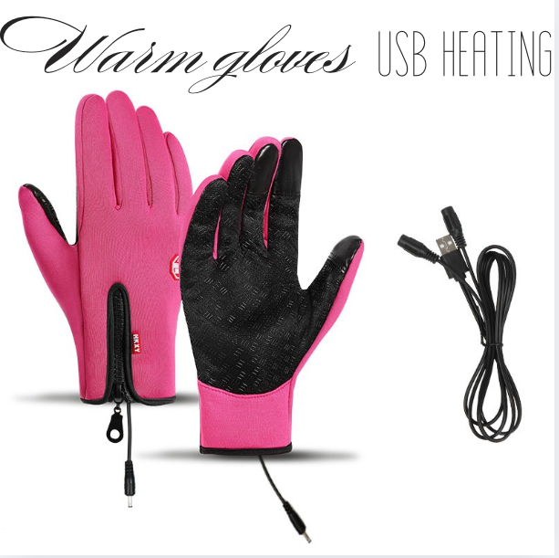 Verwarmbare Handschoenen met USB Touchscreen Waterdicht Winddicht voor Winter | Sansoti