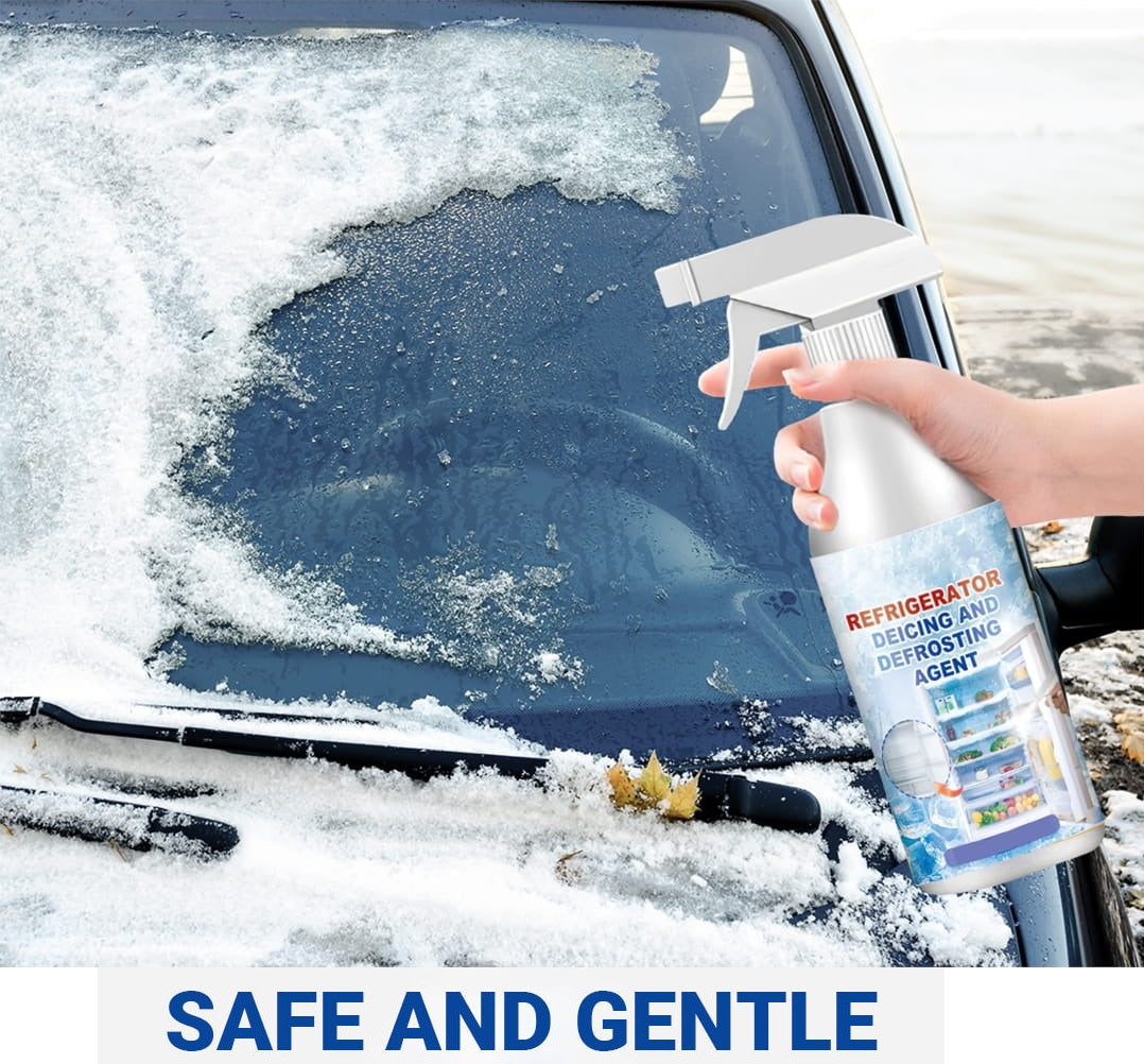 Enteisungsspray, 120 ml, schnelle Eisentfernung, Kühlschrank- und Gefrierfach-Enteisungsspray, ohne Kratzen, Haushalt | Sansoti