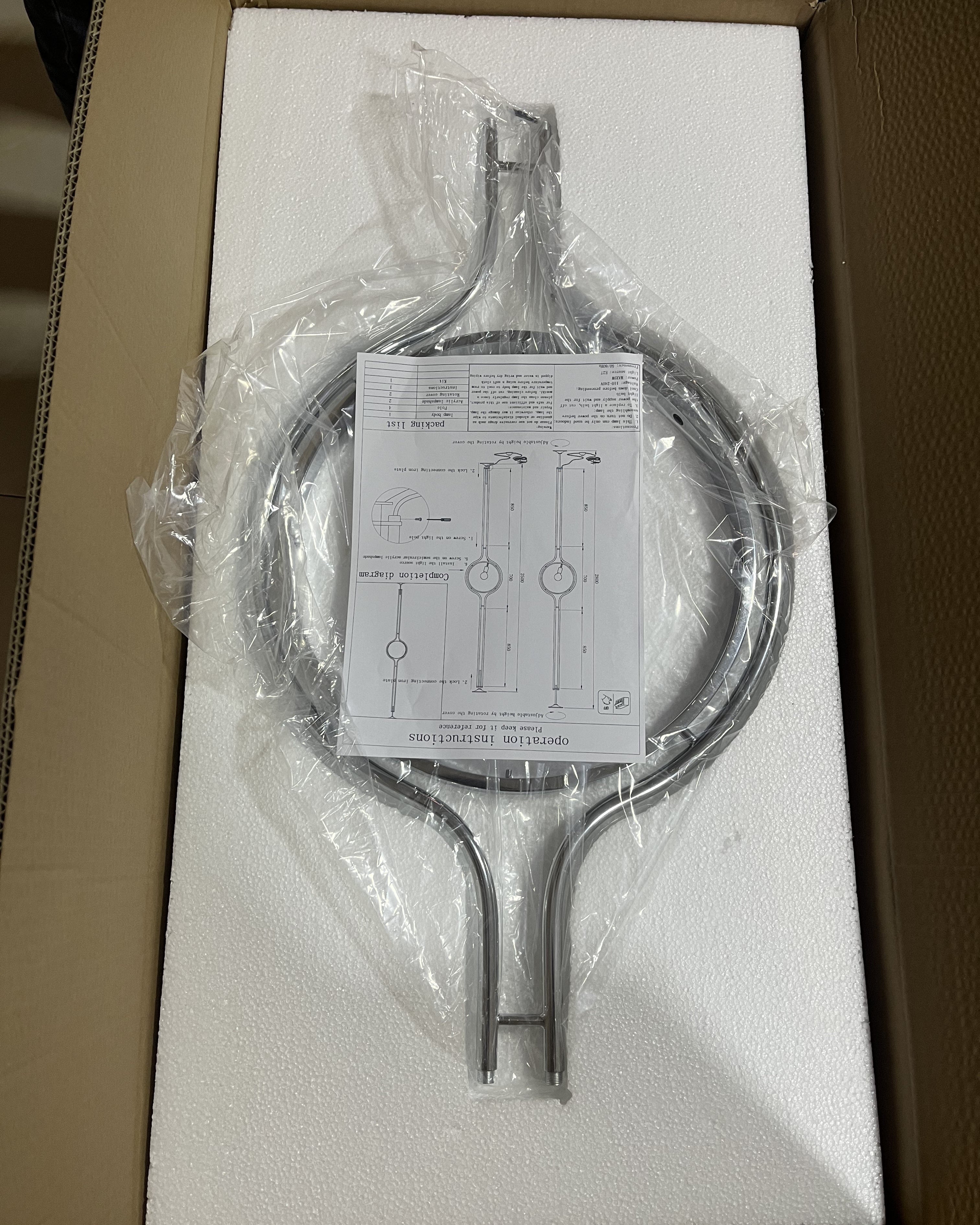 Moderne Vloerlamp met Chroomafwerking en Acrylbollen – Sfeervolle Verlichting voor Woonkamer en Slaapkamer | Sansoti