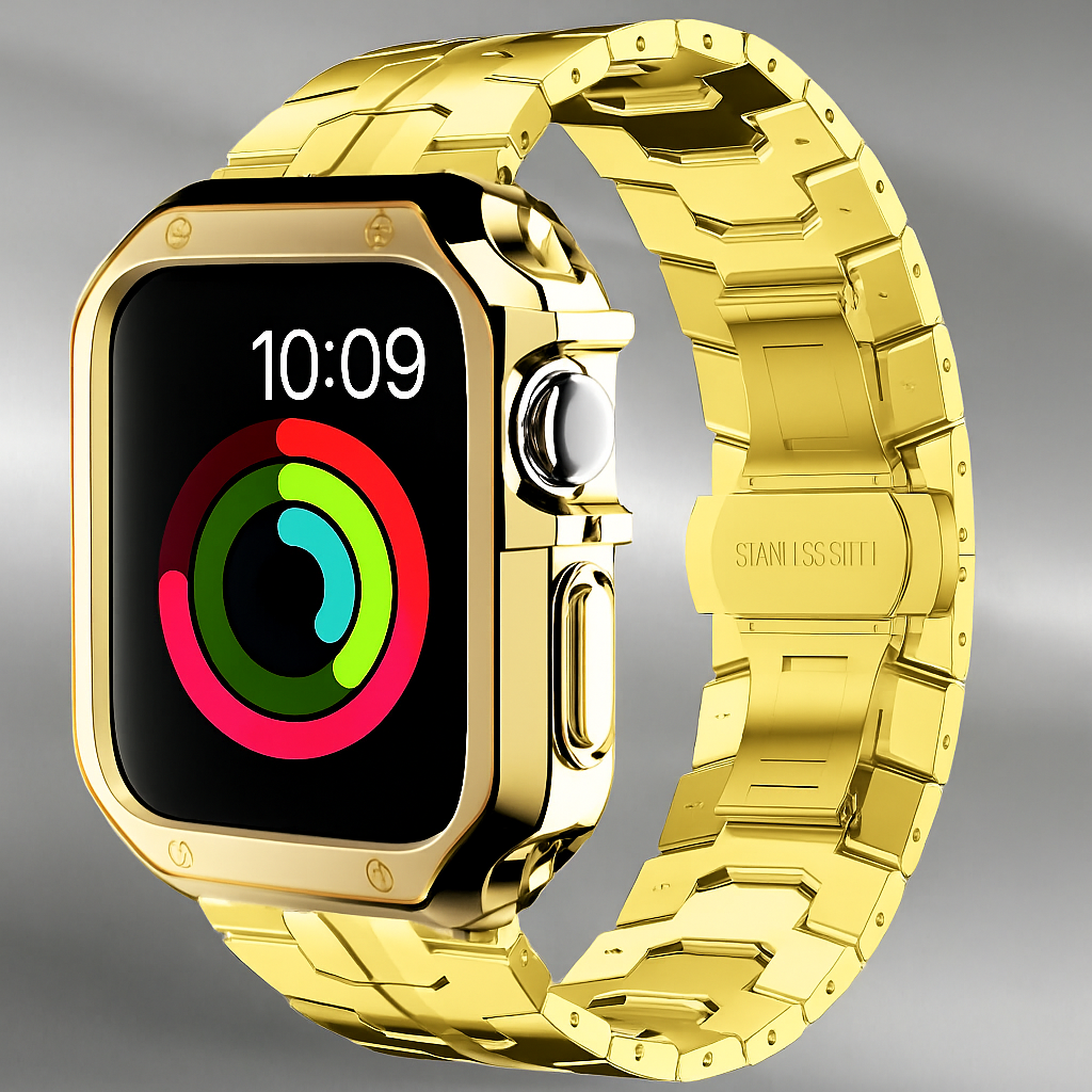 Kit de protection pour montre en titane, bracelet de smartwatch, boîtier 42 mm 46 mm 49 mm, bracelet sport à maillons métalliques | Sansoti