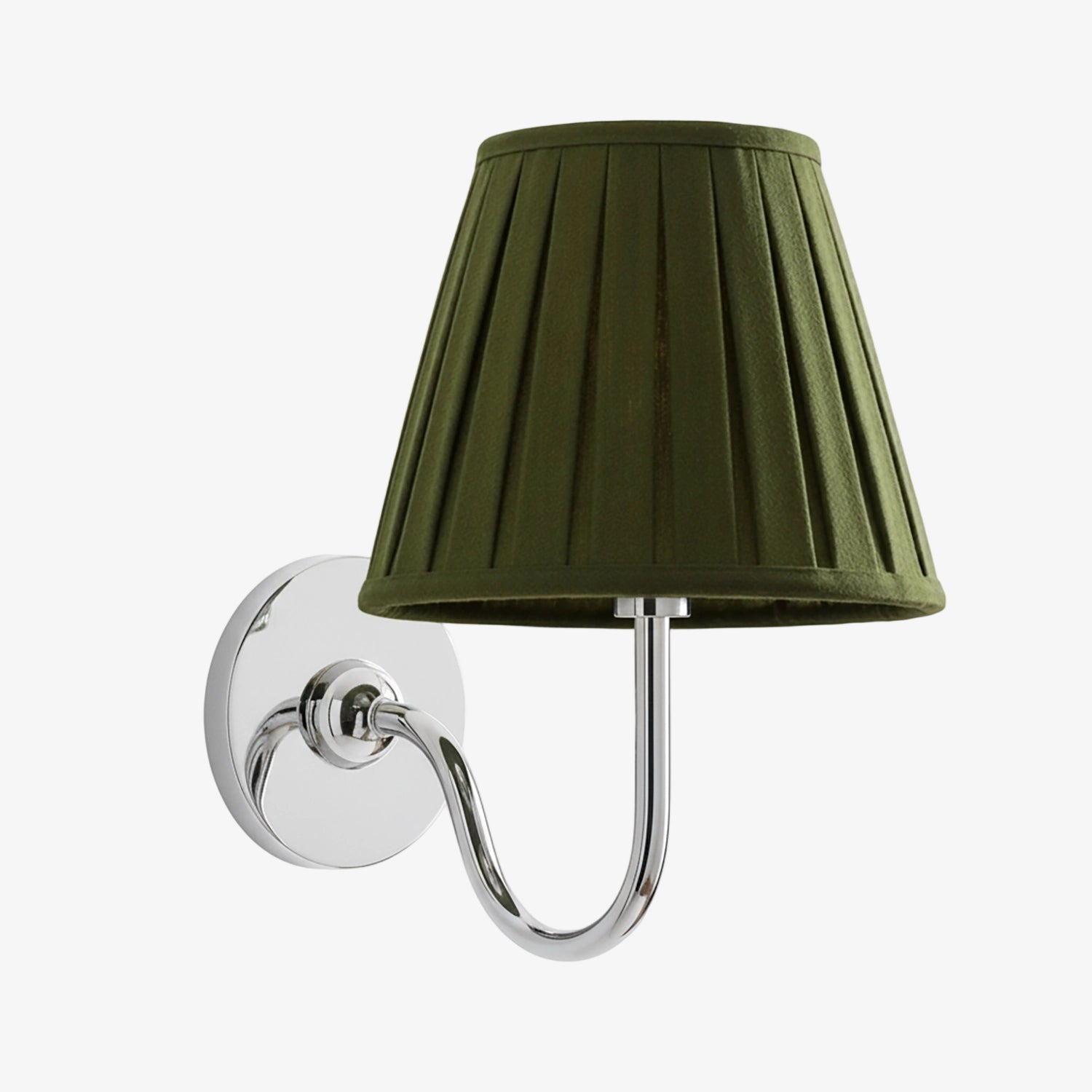 Wandlamp met Geplisseerde Stoffen Kap – Klassieke Verlichting voor Slaapkamer en Woonkamer | Sansoti
